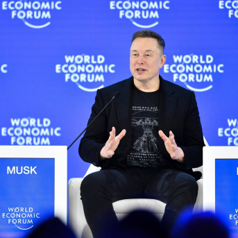 El empresario estadounidense Elon Musk en el marco del Foro Mundial Económico celebrado en Davos. Europa Press/Contacto/Lian Yi