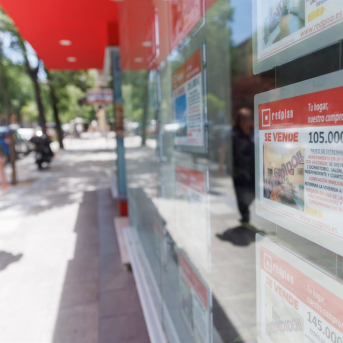 Una agencia inmobiliaria, a 9 de mayo de 2023, en Madrid (España). Eduardo Parra - Europa Press Una agencia inmobiliaria, a 9 de mayo de 2023, en Madrid (España). Eduardo Parra - Europa Press