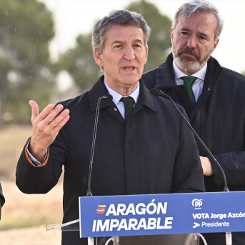 Feijóo en Figueruelas | Europa Press