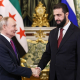 Vladimir Putin y Ahmed al Shara, en el Kremlin. Europa Press/Contacto/Mikhail Tereshchenko