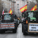 Nueva tractorada de los ganaderos cántabros en Santander contra el pacto de Mercosur