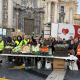 Fecoam y Proexport se vuelcan con la protesta agraria repartiendo fruta y verdura gratis en Murcia
