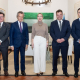 La presidenta de la Junta de Extremadura en funciones recibe eb Mérida al presidente ejecutivo del Grupo IMG, Manuel Matos Gil, con motivo del desembarco de la compañía portuguesa Evertis Ibérica en Badajoz JUNTA DE EXTREMADURA