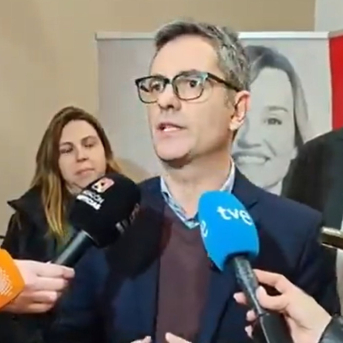 El ministro de Justicia, Félix Bolaños. PSOE