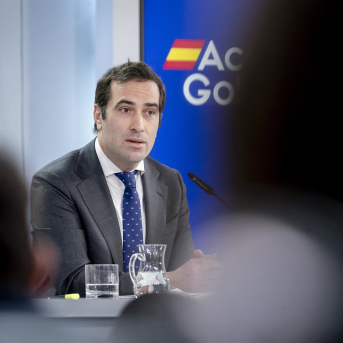 El ministro de Economía, Comercio y Empresa, Carlos Cuerpo. A. Pérez Meca - Europa Press