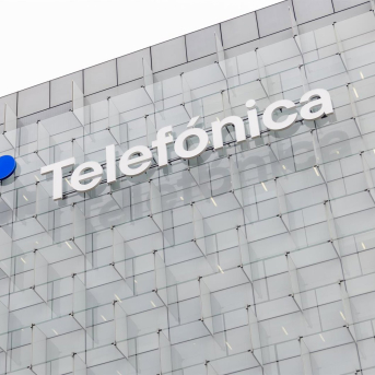 Vista de la sede de Telefónica, en Madrid (España) Eduardo Parra - Europa Press