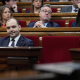El conseller de la Presidencia, Albert Dalmau, durante una sesión de control, en el Parlament de Catalunya, a 28 de enero de 2026 David Zorrakino - Europa Press