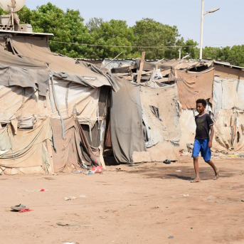 Campamento de refugiados en las afueras de Aden, en Yemen, en agosto de 2025. Europa Press/Contacto/Murad