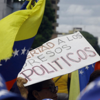 Manifestación por la liberación de presos políticos en Venezuela (archivo) Europa Press/Contacto/Juan Carlos Hernandez