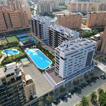 Residencial Les Naus, ubicado en Playa de San Juan, en la ciudad de Alicante FRAORGI Residencial Les Naus, ubicado en Playa de San Juan, en la ciudad de Alicante FRAORGI