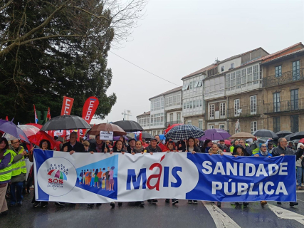 Manifestación en defensa de la sanidad pública, a 1 de febrero de 2026. EUROPA PRESS