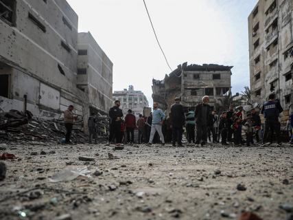 Imagen de archivo de ataques israelíes en Gaza  Europa Press/Contacto/Rizek Abdeljawad