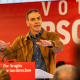 El secretario general del PSOE y presidente del Gobierno de España, Pedro Sánchez (i), durante un mitin de campaña electoral, en el Hotel Palacio La Marquesa, a 1 de febrero de 2026, en Teruel, Aragón (España). Javier Escriche - Europa Press