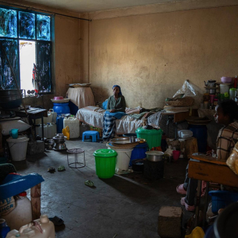 Imagen de archivo de desplazados en Tigray (Etiopía)  Europa Press/Contacto/Ximena Borrazas