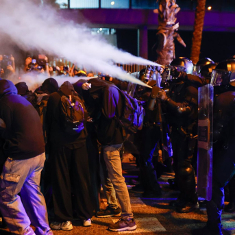 Antidisturbios de los Mossos d'Esquadra. Kike Rincón - Europa Press