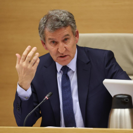 El presidente del PP, Alberto Nuñez Feijóo, comparece en la Comisión de investigación de la Dana, en el Congreso  Alejandro Martínez Vélez - Europa Press