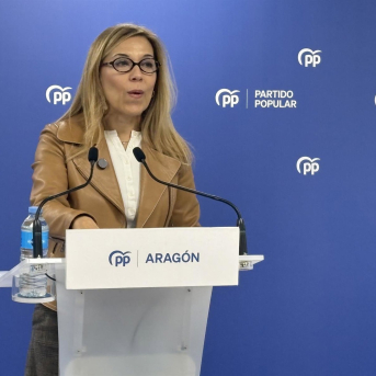 La secretaria general del PP Aragón, Ana Alós. EUROPA PRESS.
