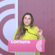 La coordinadora de los Comuns y diputada en el Congreso, Candela López, en declaraciones difundidas por el partido COMUNS