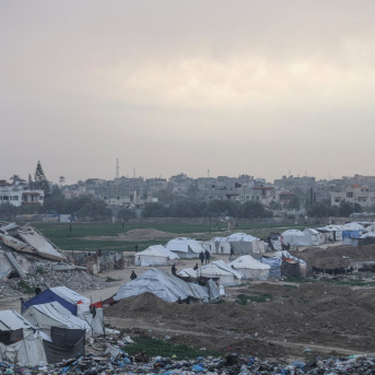 Campamentos erigidos en Nuseirat para acoger a los palestinos desplazados por la ofensiva militar de Israel contra la Franja de Gaza tras los ataques del 7 de octubre de 2023 (archivo) Europa Press/Contacto/Moiz Salhi Campamentos erigidos en Nuseirat para acoger a los palestinos desplazados por la ofensiva militar de Israel contra la Franja de Gaza tras los ataques del 7 de octubre de 2023 (archivo) Europa Press/Contacto/Moiz Salhi