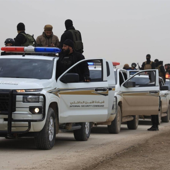 Las fuerzas gubernamentales sirias se despliegan en la gobernación de Hasaka MINISTERIO DEL INTERIOR SIRIO