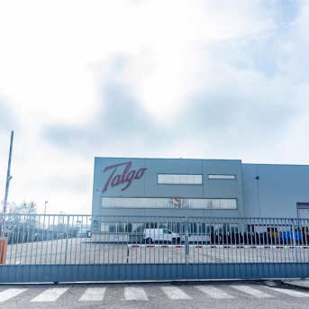 Fachada de la sede de Talgo, a 9 de febrero de 2025, en Madrid (España). Ricardo Rubio - Europa Press