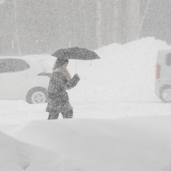 Imagen de archivo de una tormenta de nieve en Japón. Europa Press/Contacto/Rodrigo Reyes Marin