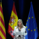 La presidenta del Tribunal Supremo (TS) y del Consejo General del Poder Judicial (CGPJ), Isabel Perelló, durante la entrega de despachos a los 121 integrantes de la nueva promoción de jueces DAVID ZORRAKINO - EUROPA PRESS