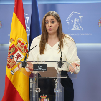 La portavoz del PP en el Congreso, Ester Muñoz, durante una rueda de prensa, en el Congreso de los Diputados, a 9 de diciembre de 2025, en Madrid (España). Ananda Manjón - Europa Press La portavoz del PP en el Congreso, Ester Muñoz, durante una rueda de prensa, en el Congreso de los Diputados, a 9 de diciembre de 2025, en Madrid (España). Ananda Manjón - Europa Press