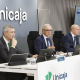 Rueda de prensa de Unicaja para presentar sus resultados anuales de 2025, en Madrid, a 3 de febrero de 2026. UNICAJA