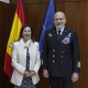 La ministra de Defensa, Margarita Robles, se reúne con el presidente del Comité Militar de la OTAN, el almirante Giuseppe Cavo Dragone. RUBÉN SOMONTE / MINISTERIO DE DEFENSA