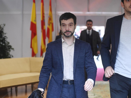 El ministro de Derechos Sociales, Consumo y Agenda 2030, Pablo Bustinduy, a su llegada al acto de homenaje a la Constitución, en el Congreso de los Diputados, a 6 de diciembre de 2023, en Madrid (España). Alberto Ortega - Europa Press