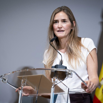 La vicepresidenta del Gobierno y ministra para la Transición Ecológica y el Reto Demográfico, Sara Aagesen A. Pérez Meca - Europa Press