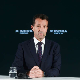 El presidente de Indra Group, Ángel Escribano. Foto: Europa Press.