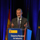 El rey Felipe VI durante la inauguración del Congreso Nacional de Industria en Bilbao H.BILBAO-EUROPA PRESS
