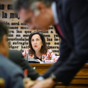 La ministra de Defensa, Margarita Robles. Fernando Sánchez - Europa Press