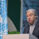 El secretario general de Naciones Unidas, António Guterres, durante una rueda de prensa en Brasil en el marco de la COP30 (archivo) Europa Press/Contacto/Bianca Otero