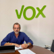 El portavoz de Vox en el Ayuntamiento de Cáceres, Eduardo Gutiérrez VOX