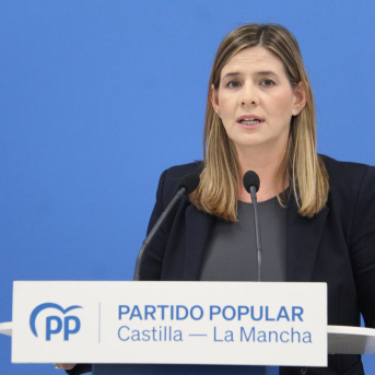 La secretaria general y portavoz parlamentaria del Partido Popular de Castilla-La Mancha, Carolina Agudo. PP