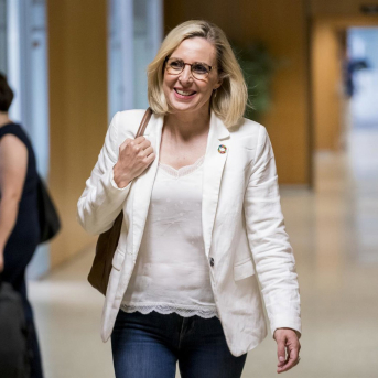 La presidenta de Asufin, Patricia Suárez,, a 29 de junio de 2023, en Madrid (España). A. Pérez Meca - Europa Press