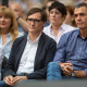 El presidente de la Generalitat de Catalunya, Salvador Illa (i) y el presidente del Gobierno, Pedro Sánchez (d), durante la Fiesta de la Rosa del PSC, a 21 de septiembre de 2025 Lorena Sopêna - Europa Press
