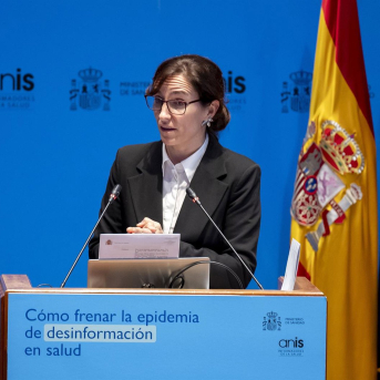 La ministra de Sanidad, Mónica García, durante la jornada ‘Cómo frenar la epidemia de la desinformación en salud’, en el Ministerio de Sanidad, a 6 de febrero de 2026, en Madrid (España). Alberto Ortega - Europa Press La ministra de Sanidad, Mónica García, durante la jornada ‘Cómo frenar la epidemia de la desinformación en salud’, en el Ministerio de Sanidad, a 6 de febrero de 2026, en Madrid (España). Alberto Ortega - Europa Press