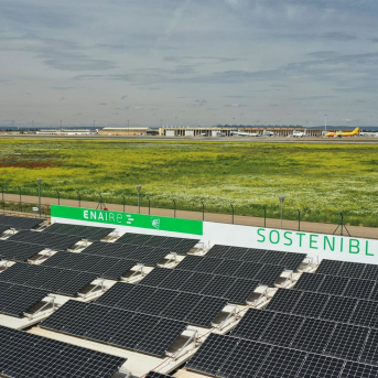 Planta fotovoltaica de Enaire. ENAIRE Planta fotovoltaica de Enaire. ENAIRE