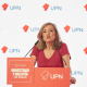 Cristina Ibarrola interviene durante el 13º Congreso de UPN, en el que fue elegida presidenta de la formación regionalista. Eduardo Sanz - Europa Press