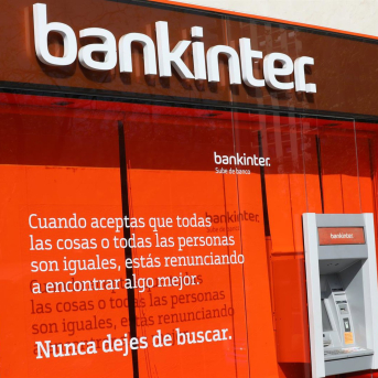 Una de las oficinas del banco Bankinter en Madrid, a 25 de marzo de 2020. Marta Fernández - Europa Press