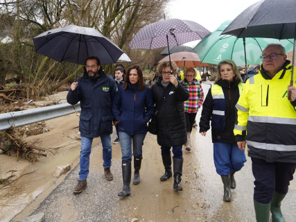 Visita de la consejera de Fomento, Rocío Díaz, a Benalúa de las Villas (Granada) GOGO LOBATO - EUROPA PRESS