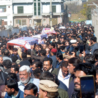 Funeral por las víctimas del atentado del 6 de enero de 2026 en Islamabad (Pakistán) Europa Press/Contacto/Ahmad Kamal Funeral por las víctimas del atentado del 6 de enero de 2026 en Islamabad (Pakistán) Europa Press/Contacto/Ahmad Kamal