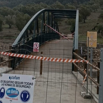 Puente cerrado en Benaoján  FB AYUNTAMIENTO DE BENAOJÁN