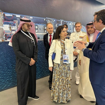 Robles asiste al World Defense Show en Riad, Arabia Saudí. MINISTERIO DE DEFENSA