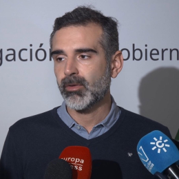 El consejero de Agricultura, Pesca, Agua y Desarrollo Rural, Ramón Fernández-Pacheco, en declaraciones a los medios. JUNTA DE ANDALUCÍA