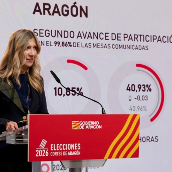 La vicepresidenta del Gobierno de Aragón, Mar Vaquero. GOBIERNO DE ARAGÓN.